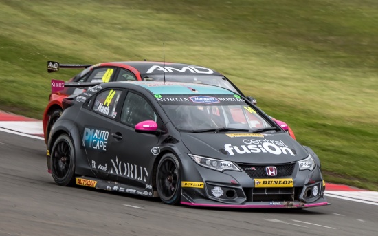 btcc team btc norlin car of driver james nash