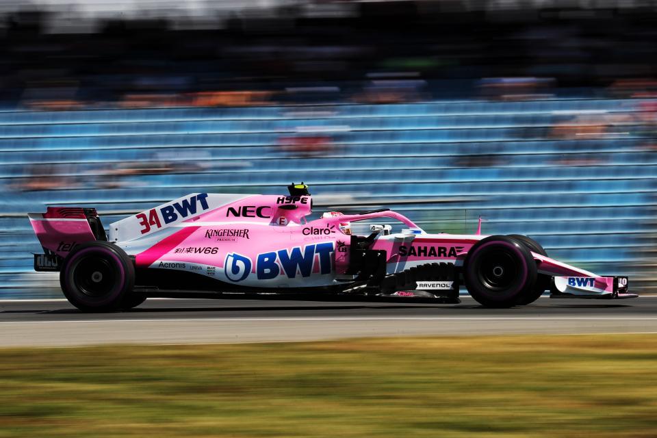 Esteban Ocon came from 14th to finish in 8th at the German Grand Prix at RAVENOL's partner circuit the Hockenheim ring