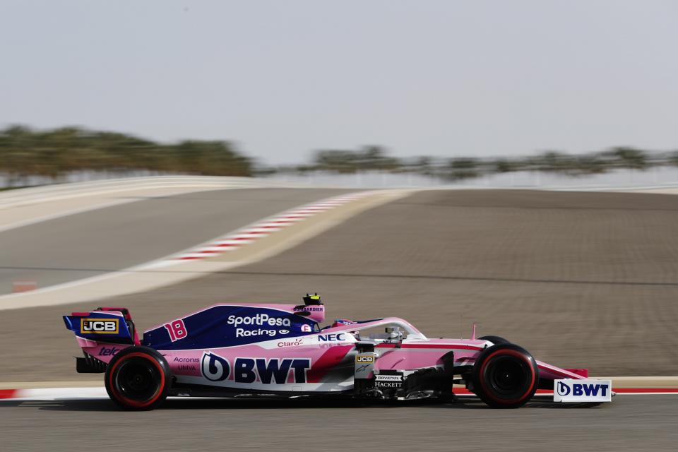 SportPesa Racing Point picked up another point at the Bahrain GP