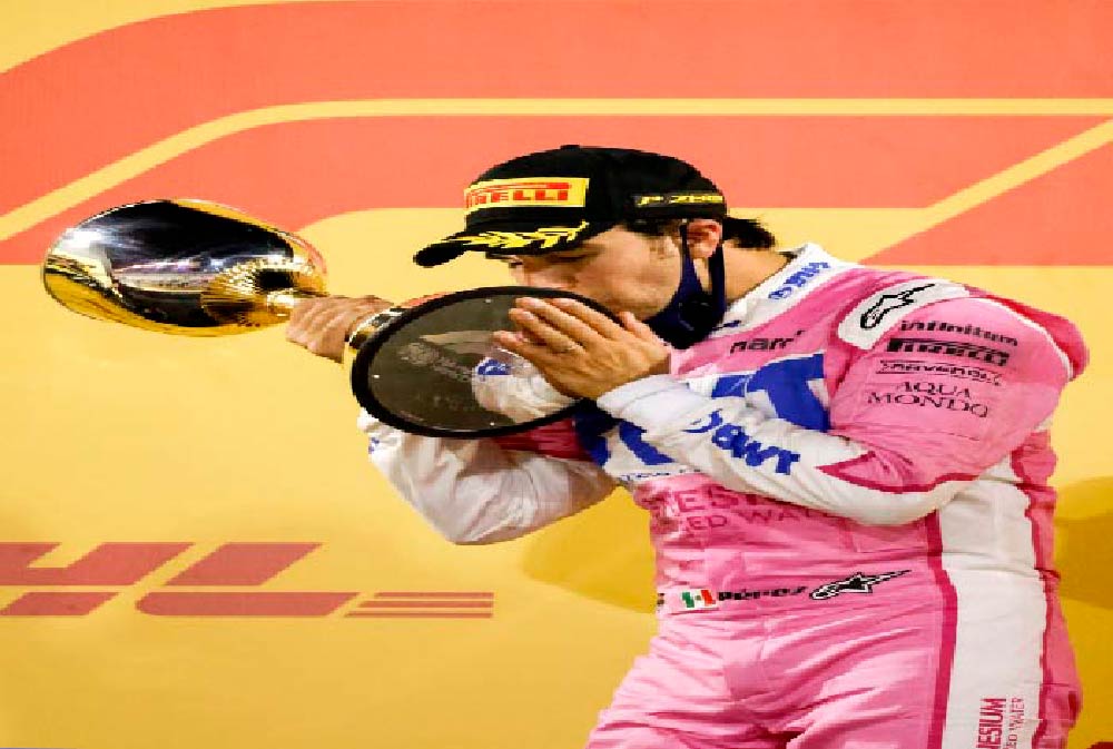 Racing Point and Ravenol with their 1st victory in Formula 1!