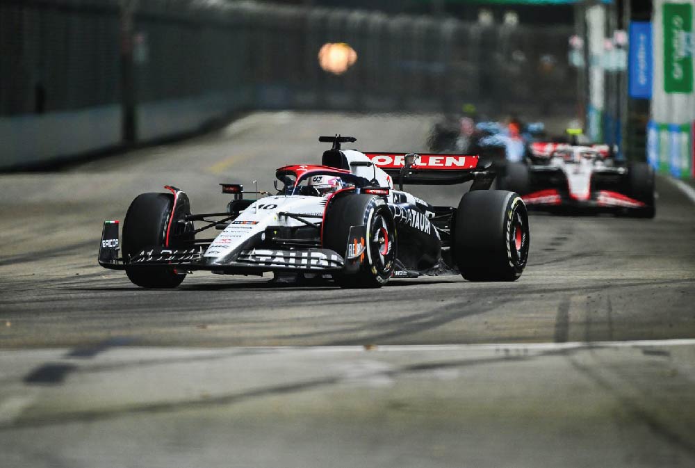 Scuderia Alpha Tauri's New Driver Sets New Record at the 2023 Singapore GP