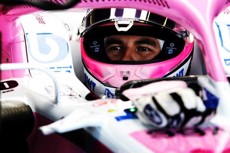 Sergio Perez didn't have the easiest of races at Silverstone