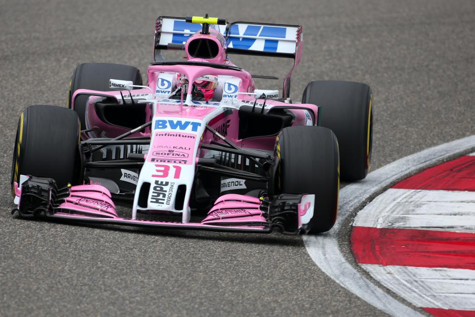 Force India Driver Esteban Ocon