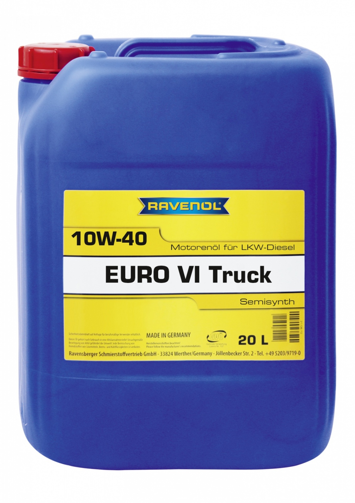 Ravenol UK - RAVENOL EURO VI Truck 10W-40