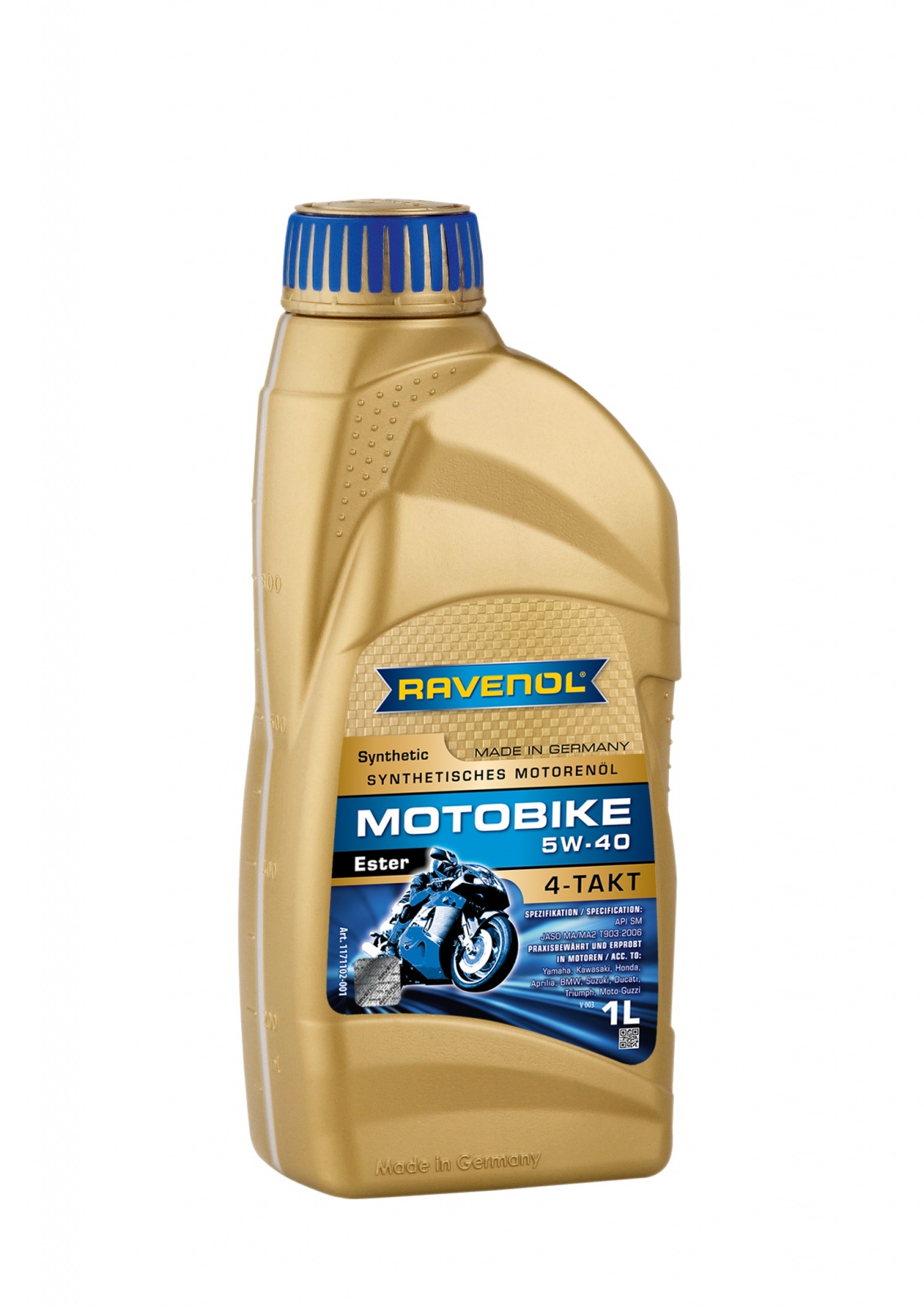 Ravenol UK - RAVENOL Motobike 4-T Ester 5W-40 Engine Oil