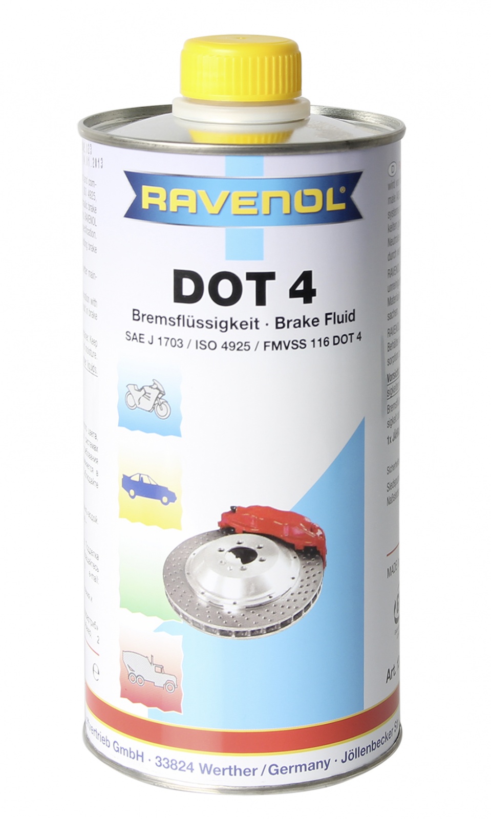  RAVENOL J3A1014-001 DOT 4 LV Brake Fluid (1 Liter