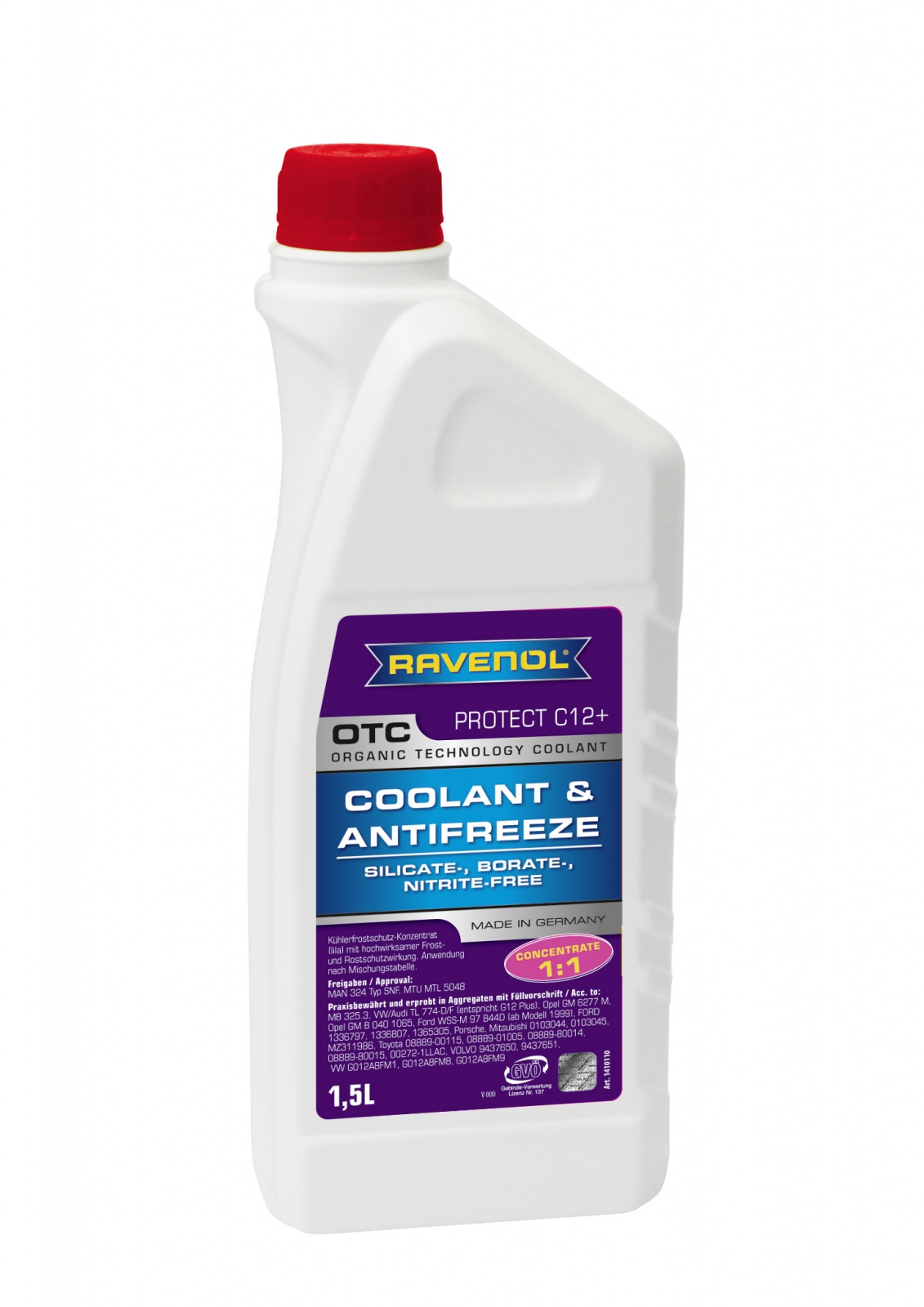 RAVENOL OTC Organic Technology Coolant Concentrate C12+